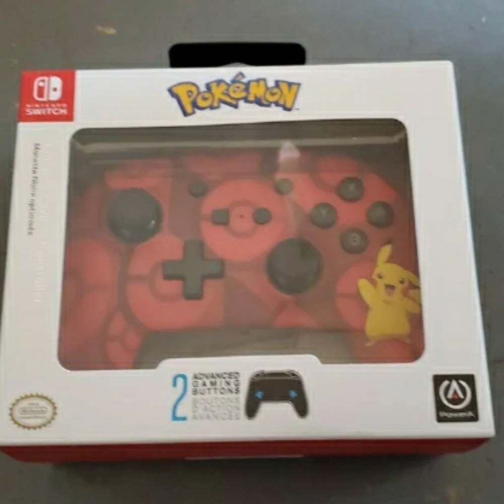 Nintendo swich Pokémon Pikachu power A wired controller